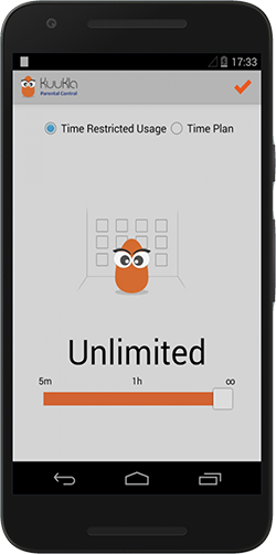 KuuKla Parental Control on devices
