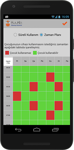 KuuKla Parental Control on devices